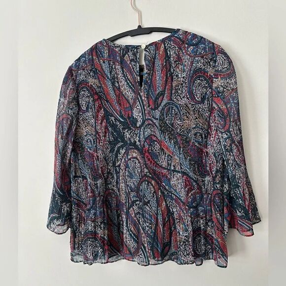 Ted Baker London Women's Beaatha Pleated Lined Paisley - Picture 4 of 7